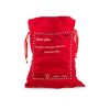 50x70cm Canvas Hessian Christmas Santa Sack Xmas Stocking Reindeer Kids Gift Bag, Red – Santa Mail