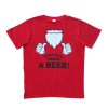 New Funny Adult Xmas Christmas T Shirt Tee Mens Womens 100% Cotton Jolly Ugly, This Guy Needs a Beer! – L