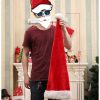 Christmas Unisex Adults Kids Novelty Hat Xmas Party Cap Santa Costume Dress Up, Long Santa Hat (Kids)