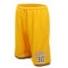 Men’s Basketball Sports Shorts Gym Jogging Swim Board Boxing Sweat Casual Pants, White – Chicago 23 – S