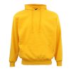 Adult Unisex Men’s Basic Plain Hoodie Pullover Sweater Sweatshirt Jumper XS-8XL, Yellow – XS