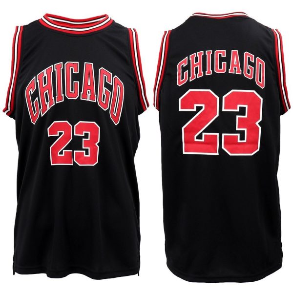 New Men’s Basketball Jersey Sports T Shirt Tee Vest Tops Gym Chicago Los Angeles, Red – Chicago 23 – S