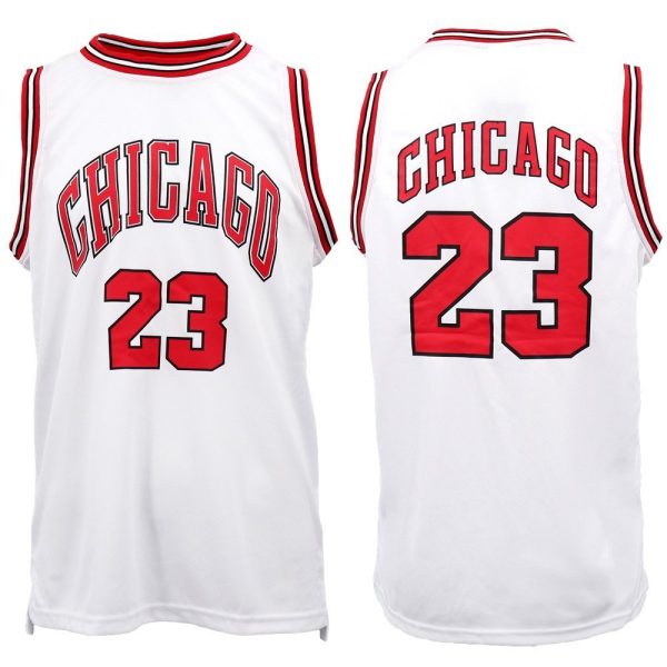 New Men’s Basketball Jersey Sports T Shirt Tee Vest Tops Gym Chicago Los Angeles, Red – Chicago 23 – S