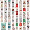 50x70cm Canvas Hessian Christmas Santa Sack Xmas Stocking Reindeer Kids Gift Bag, Green – North Pole Mail Service