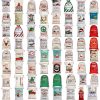 Large Christmas XMAS Hessian Santa Sack Stocking Bag Reindeer Children Gifts Bag, Cream – T-Rex Express