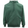 Adult Unisex Men’s Basic Plain Hoodie Pullover Sweater Sweatshirt Jumper XS-8XL, Dark Green – 2XL