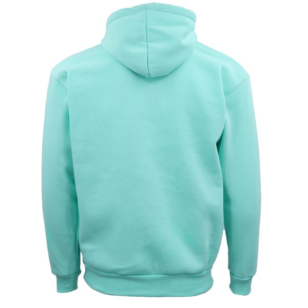 Adult Unisex Men’s Basic Plain Hoodie Pullover Sweater Sweatshirt Jumper XS-8XL, Mint – S