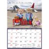 The Return Of Teddy 2023 Rectangle Wall Calendar 16 Months Planner New Year Gift