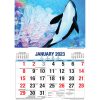 Ocean Wild â€“ 2023 Rectangle Wall Calendar 16 Months Planner New Year Gift