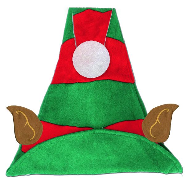 Christmas Unisex Adults Kids Novelty Hat Xmas Party Cap Santa Costume Dress Up, Elf w Ears