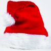 Christmas Unisex Adults Kids Novelty Hat Xmas Party Cap Santa Costume Dress Up, Plush Santa Hat