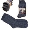 6 Pairs Merino Wool Thick Double Cushion Heavy Duty Socks Tradie Warm Thermal, 6-11