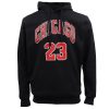 Men’s Fleece Pullover Hoodie Jacket Sports Jumper Jersey Chicago Golden State, Black – Chicago 23 – S