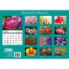 Beautiful Flowers – 2024 Rectangle Wall Calendar 16 Months Floral Art Home Decor