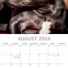 Staffordshire Bull Terriers 2024 Square Wall Calendar Pets Dog 16 Months Planner