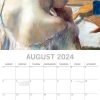 Degas – 2024 Square Wall Calendar 16 Months Arts Planner Christmas New Year Gift