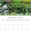 Beautiful Gardens 2024 Square Wall Calendar 16Month Floral Planner New Year Gift