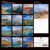 Mediterranean 2024 Square Wall Calendar 16 Month Planner Christmas New Year Gift