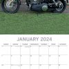 Harleys – 2024 Square Wall Calendar 16 Months Premium Planner Xmas New Year Gift