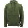 Adult Australia Day Pullover Hoodie 3D Downunder Kangaroo Souvenir Jumper Jacket, Olive – 2XL