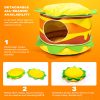 Washable Hamburger Pet Cat Dogs Bed