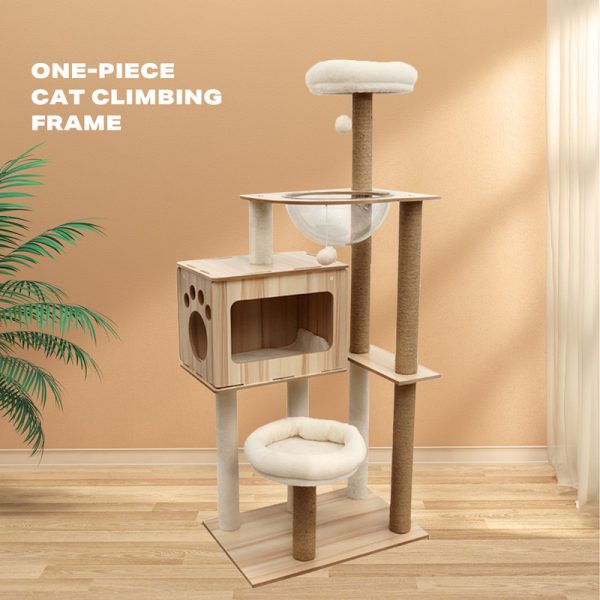 Cat Tree Scratching Post Trees Scratcher Tower Condo House Furniture