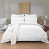 1000TC Tailored Duvet Doona Quilt Cover Set – DOUBLE, White