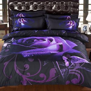 Rose Double Size Quilt/Duvet Cover Set