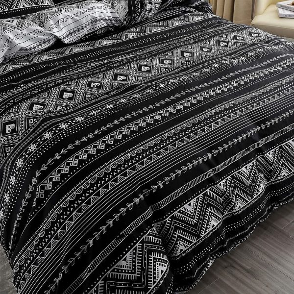 Hugo Reversible Duvet Doona Quilt Cover Set – KING