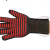 1 Pair Heat Proof Glove red