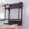 Magnetic Kitchen Fridge Storage Rack Double Layer