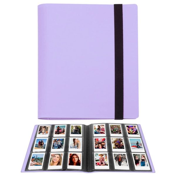 432 Pockets Photo Album for Fujifilm Instax Mini Camera, Polaroid Snap PIC-300 Z2300 Instant Camera, 2×3 Photo Album Book for Fujifilm Instax Mini 11 9 Evo 90 70 40 8 7 LiPlay Instant Camera (Purple)