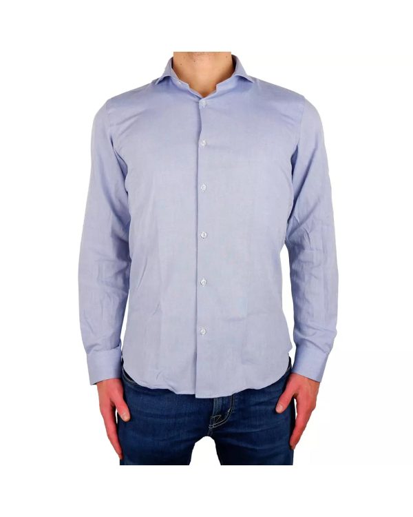 Milano Solid Color Shirt Men – 39 IT