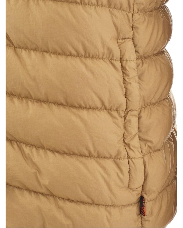 Authentic Woolrich Quilted Jacket with Front Zip Closure 40 IT Women