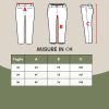 Relaxed Fit Cargo Trousers with Adjustable Waist and Hem Men – W32 US