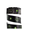 MCM Claus Mens Summer Green Visetos Logo Belt One Size Men