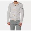 Hooded Knitted Cardigan with Logo Toggle and Zip Closure 52 IT Men