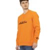 Front Print Logo Insert Crewneck Sweatshirt – S