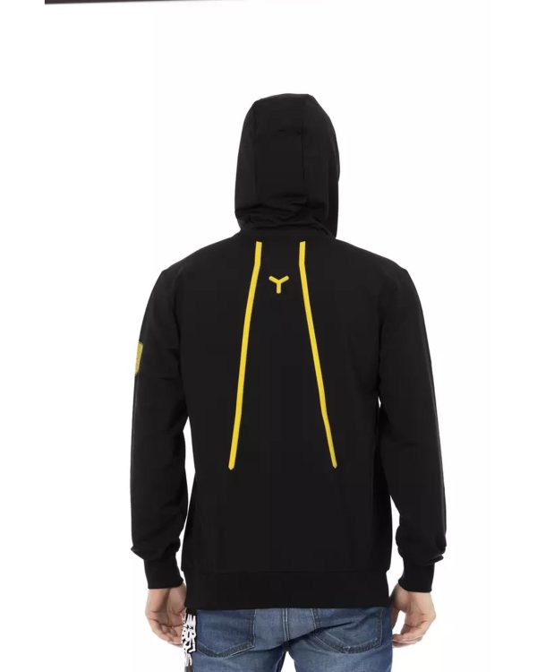 Embossed Logo Hooded Sweatshirt with Printed Sleeve Shield XL Men