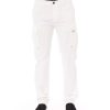 Solid Color Cargo Trousers with Zipper and Button Closure Men – W30 US