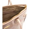 Golden Logo Zippered Bag with Internal Compartments One Size Women