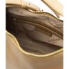 Golden Logo Zippered Bag with Internal Compartments One Size Women