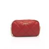 Logo Front Shoulder Bag with Zip Closure and Double Compartment One Size Women