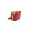 Logo Front Shoulder Bag with Zip Closure and Double Compartment One Size Women