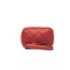 Logo Front Shoulder Bag with Zip Closure and Double Compartment One Size Women