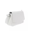 Flap Closure Leather Shoulder Bag with Double Compartment One Size Women