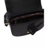 Flap Closure Shoulder Bag with Internal Compartments and Golden Details One Size Women