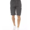 Cargo Shorts with Front Zipper and Button Closure Men – W30 US