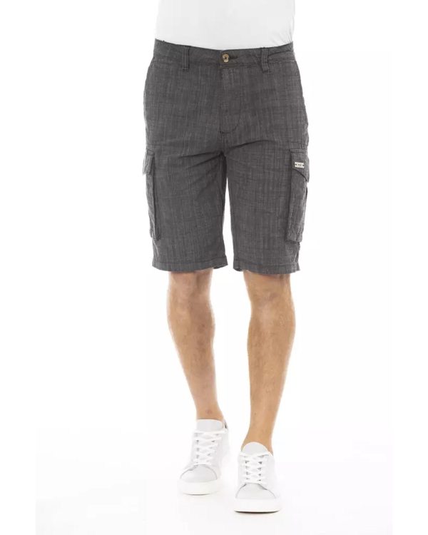 Cargo Shorts with Front Zipper and Button Closure Men – W30 US