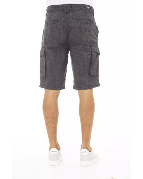 Cargo Shorts with Front Zipper and Button Closure Men – W30 US